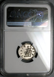 211 NGC MS Julia Domna Denarius Roman Empire Caracalla Pudicitia Chastity (25052801C)
