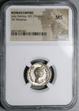 211 NGC MS Julia Domna Denarius Roman Empire Caracalla Pudicitia Chastity (25052801C)