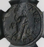 228 NGC Ch F Julia Mamaea AE Sestertius Roman Empire Felicitas Luck (26051001C)