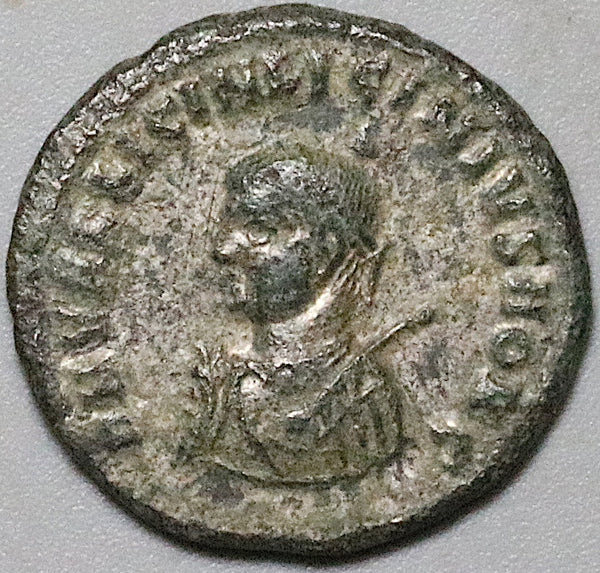 317 Licinius II AE3 Roman Empire Jupiter Mappa Scepter Cyzicus VF (25010301R)