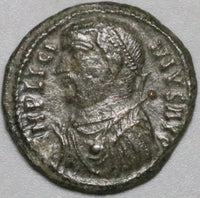 317 Licinius I AE3 Roman Empire Jupiter Mappa Scepter Cyzicus VF (25010202R)