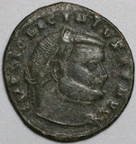 313 Licinius I Follis Roman Empire Jupiter Eagle Victory Siscia VF (24122101R)