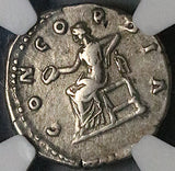164 NGC VF Lucilla Roman Empire Denarius Concordia Marcus Aurelius Lucius Verus (25033002C)