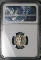 164 NGC VF Lucilla Roman Empire Denarius Concordia Marcus Aurelius Lucius Verus (25033002C)