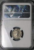 164 NGC VF Lucilla Roman Empire Denarius Concordia Marcus Aurelius Lucius Verus (25033002C)
