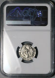 166 NGC XF Lucius Verus Denarius Roman Empire Aequitas Marcus Aurelius (26042902C)