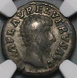 161 NGC F Lucius V Roman Empire Denarius Providentia Co-Emperor Marcus Aurelius (26031904C)