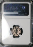 145 NGC AU Marcus Aurelius Caesar Roman Empire Denarius Honos Honor (25111802C)