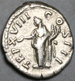163 Marcus Aurelius Augustus VF Roman Empire Denarius Concordia (26102202R)