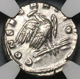 180 NGC Ch VF Marcus Aurelius Roman Empire Consecratio Eagle Thunderbolt (24101401C)