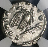 180 NGC Ch VF Marcus Aurelius Roman Empire Consecratio Eagle Thunderbolt (24101401C)