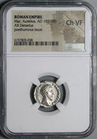180 NGC Ch VF Marcus Aurelius Roman Empire Consecratio Eagle Thunderbolt (24101401C)