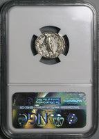 171 NGC Ch VF Marcus Aurelius Denarius Roman Reign 10th Year Emperor Sacrificing (24073103C)