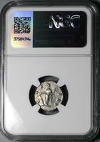 169 NGC XF Marcus Aurelius Denarius Roman Empire Fortuna Rudder (25012802C)