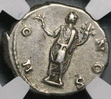 144 NGC Ch VF Marcus Aurelius Caesar Roman Empire Denarius Honos Honor 5/5 4/5 (26072801C)