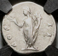 145 NGC VF Marcus Aurelius Caesar Roman Empire Denarius Honos (25080801C)