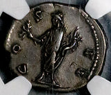 145 NGC XF Marcus Aurelius Caesar Roman Empire Denarius Honos Honor (26053101C)