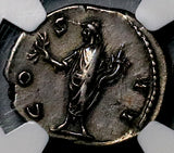 145 NGC XF Marcus Aurelius Caesar Roman Empire Denarius Honos Honor (26053101C)