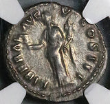 169 NGC Ch XF Marcus Aurelius Denarius Roman Empire Liberalitas Donative V (25082801C)