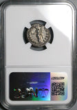 169 NGC Ch XF Marcus Aurelius Denarius Roman Empire Liberalitas Donative V (25082801C)