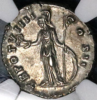 154 NGC Ch XF Marcus Aurelius Caesar Roman Empire Denarius Minerva Rare Portrait (25082702C)