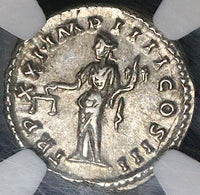 166 NGC Ch XF Marcus Aurelius Denarius Roman Empire Aequitas (24011101C)