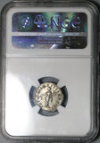 166 NGC Ch XF Marcus Aurelius Denarius Roman Empire Aequitas (24011101C)