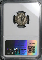 166 NGC XF Marcus Aurelius Denarius Roman Empire Pax Peace (24091701C)
