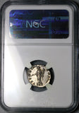 166 NGC XF Marcus Aurelius Denarius Roman Empire Pax Parthian Peace (26021201C)