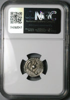 139 NGC Ch VF Roman Empire Marcus Aurelius Caesar Denarius Pietas (25011502C)