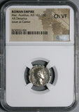 139 NGC Ch VF Roman Empire Marcus Aurelius Caesar Denarius Pietas (25011502C)