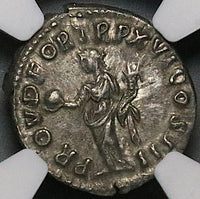 161 NGC Ch XF Marcus Aurelius Denarius Roman Empire Providentia (23082403C)