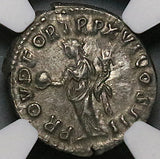 161 NGC Ch XF Marcus Aurelius Denarius Roman Empire Providentia (23082403C)