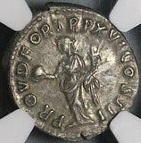 161 NGC Ch XF Marcus Aurelius Denarius Roman Empire Providentia (23082403C)
