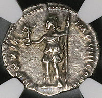 175 NGC Ch XF Marcus Aurelius Denarius Roman Empire Roma Victory (25071102C)