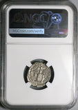166 NGC Ch XF Marcus Aurelius Roman Empire Denarius VIC PAR Victory Parthia (25110204C)