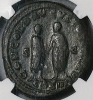 161 NGC Ch F Marcus Aurelius Dupondius Concordia Roman Empire Historic (24082701D)