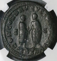 161 NGC Ch F Marcus Aurelius Dupondius Concordia Roman Empire Historic (24082701D)