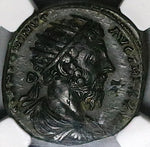 172 NGC Ch XF Marcus Aurelius Dupondius Roman Empire Mercury Historic (25060201D)