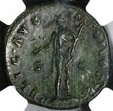 172 NGC Ch XF Marcus Aurelius Dupondius Roman Empire Mercury Historic (25060201D)
