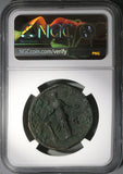 140 NGC Ch VF Marcus Aurelius Sestertius Roman Empire Juventas (26031801D)