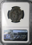 306 NGC AU Maxentius Caesar Rare Nummus Follis Roman Empire Carthage Mint (25071303C)