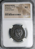 306 NGC AU Maxentius Caesar Rare Nummus Follis Roman Empire Carthage Mint (25071303C)