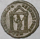 307 AU Maximian Follis Roman Empire Temple Carthage Mint 2nd Reign (26040302R)