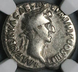97 NGC F Nerva Roman Empire Denarius Aequitas Scales Silver Coin (26040904C)