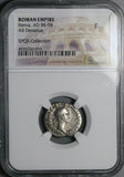 97 NGC F Nerva Roman Empire Denarius Aequitas Scales Silver Coin (26040904C)