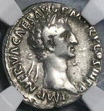 96 NGC VF Nerva Roman Empire Denarius Libertas Public Liberty Trajan 5/5 4/5 (26101601C)