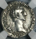 96 NGC VF Nerva Roman Empire Denarius Libertas Public Liberty Trajan 5/5 4/5 (26101601C)