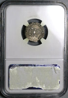 97 NGC Ch VF Nerva Roman Empire Denarius Sacrificial Priest Implements Trajan Father (24081701C)