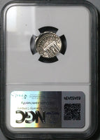 36 BC NGC Ch F Octavian Roman Imperatorial Denarius Temple Divo Julius Caesar (25041202C)